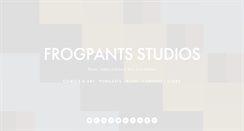 Desktop Screenshot of frogpants.com